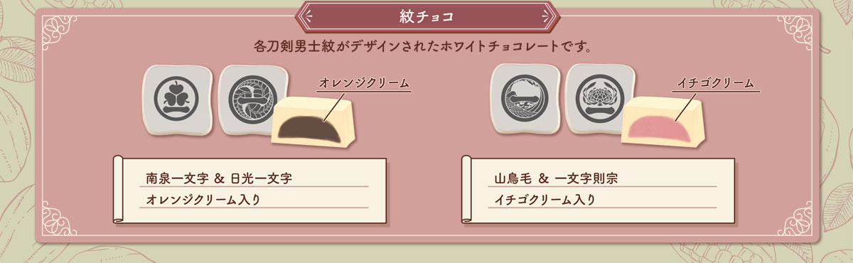 紋チョコ