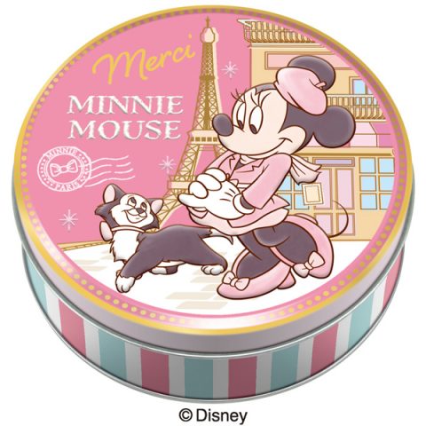 ラウンド缶／ディズニーキャラクター