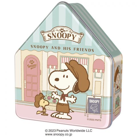 スヌーピーチョコチップクッキー缶