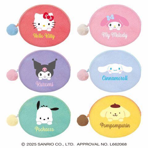 サンリオキャラクターズ オーバルポーチ