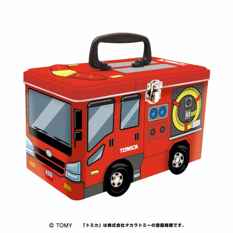 トミカトランク缶／消防車