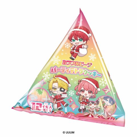 カラフルピーチパーティテトラクッキー